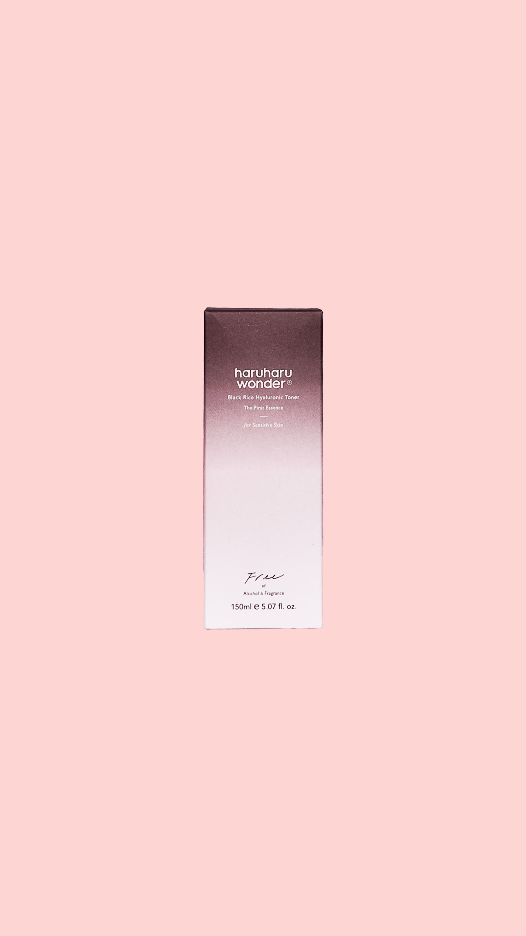Black Rice Hyaluronic Toner Fragrance Free - Sérum / essence visage - 150ml haruharuwonder