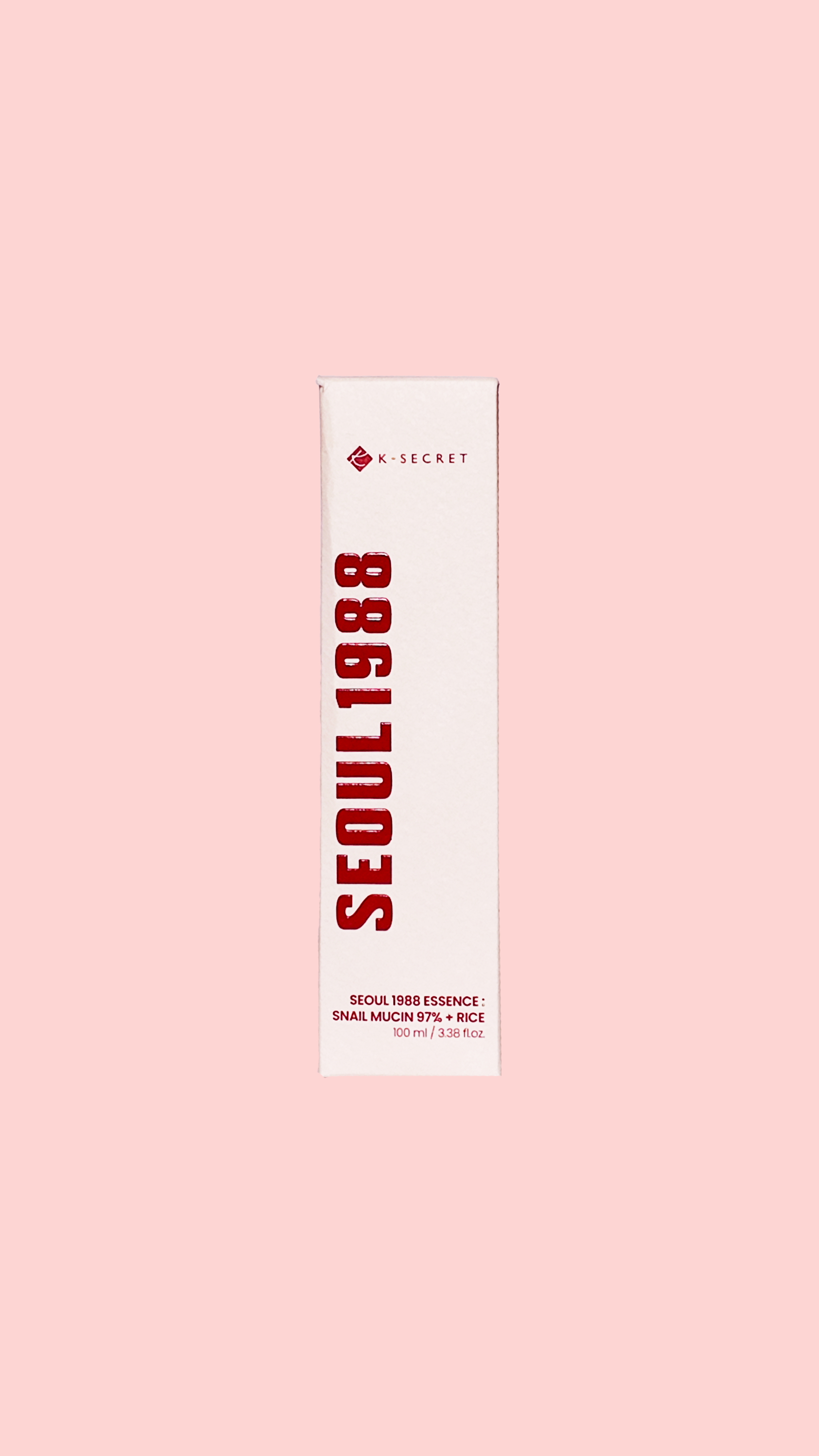 SEOUL 1988 Essence : Snail Mucin 97% + Rice - Sérum / essence visage - 100ml KSECRET