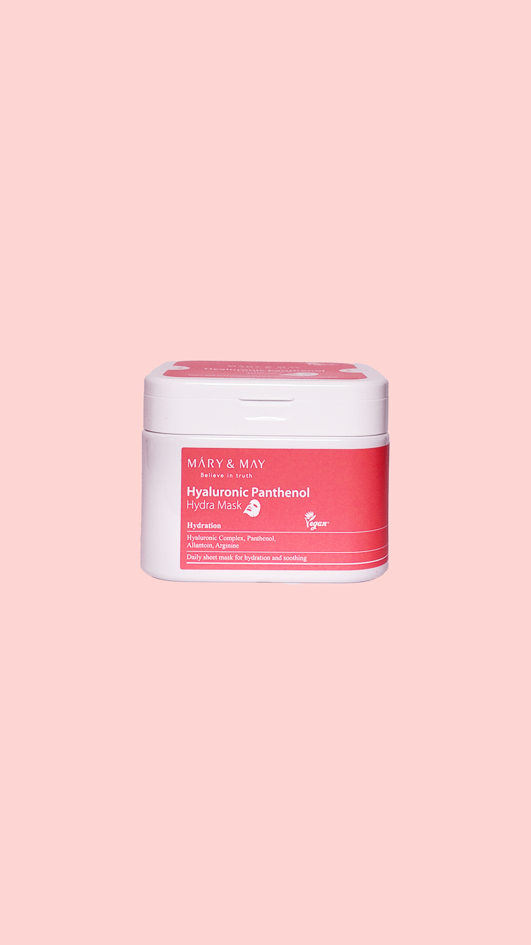 Hyaluronic Panthenol Hydra Mask - Masque / patch visage - 30 sheets Mary&May