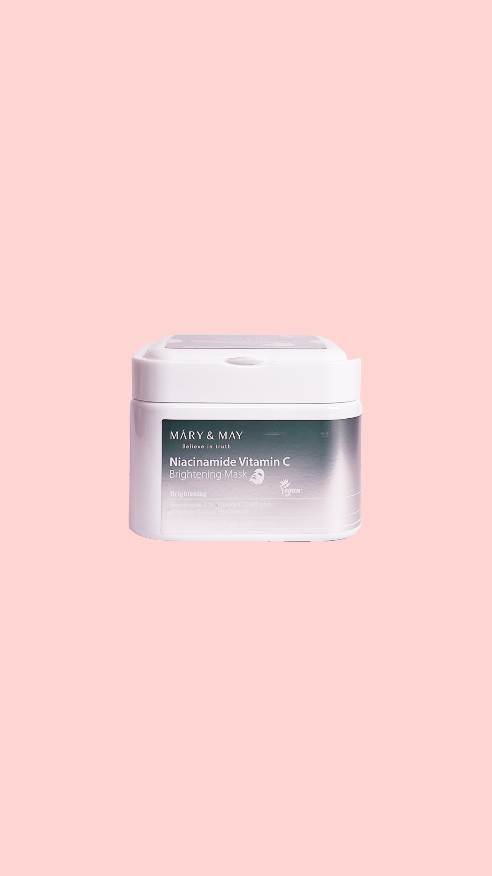 Niacinamide Vitamin C Brightening Mask - Masque / patch visage - 30 sheets Mary&May