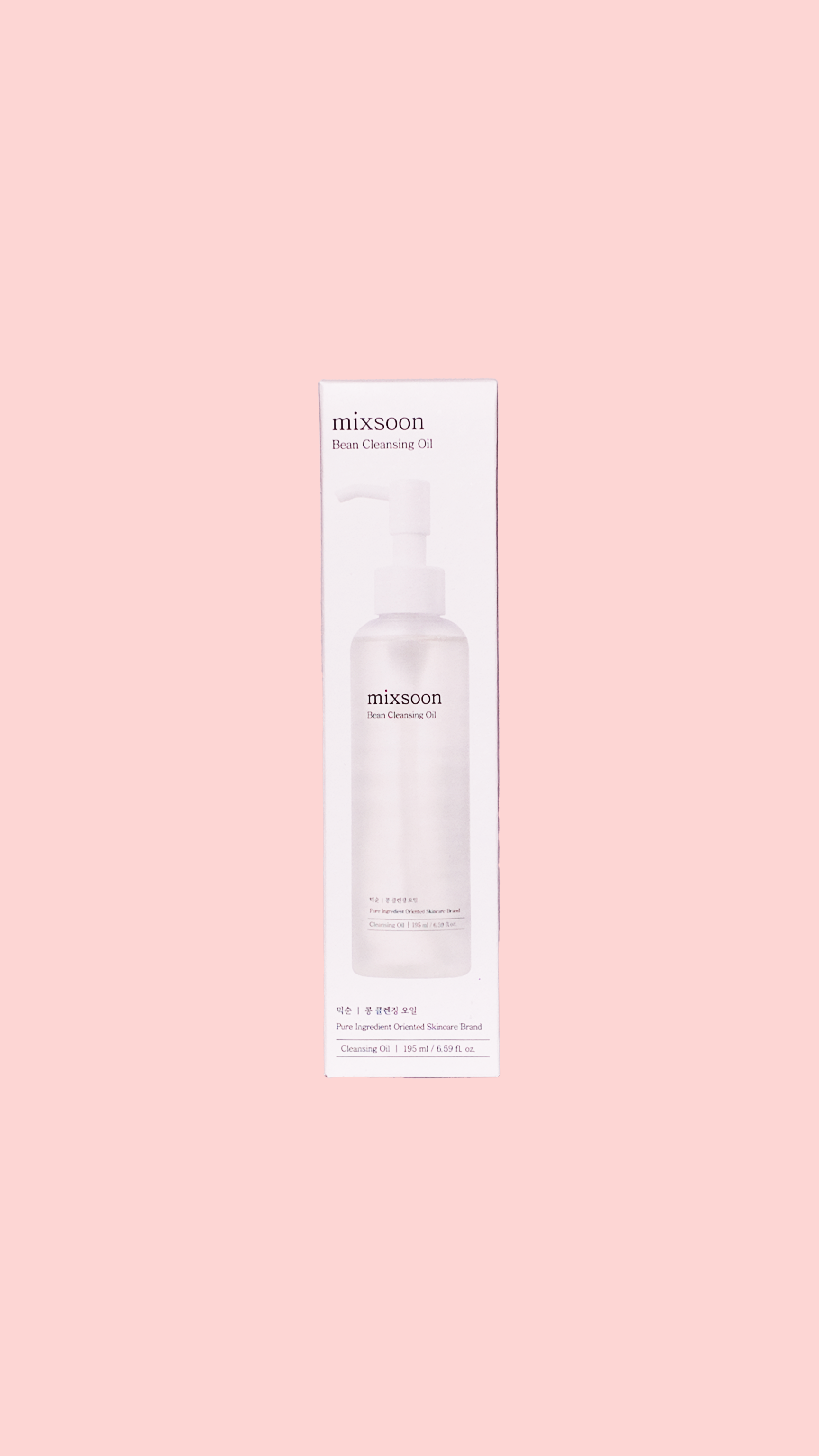 Bean Cleansing Oil Jumbo - Nettoyant / huile démaquillante visage - 195ml mixsoon