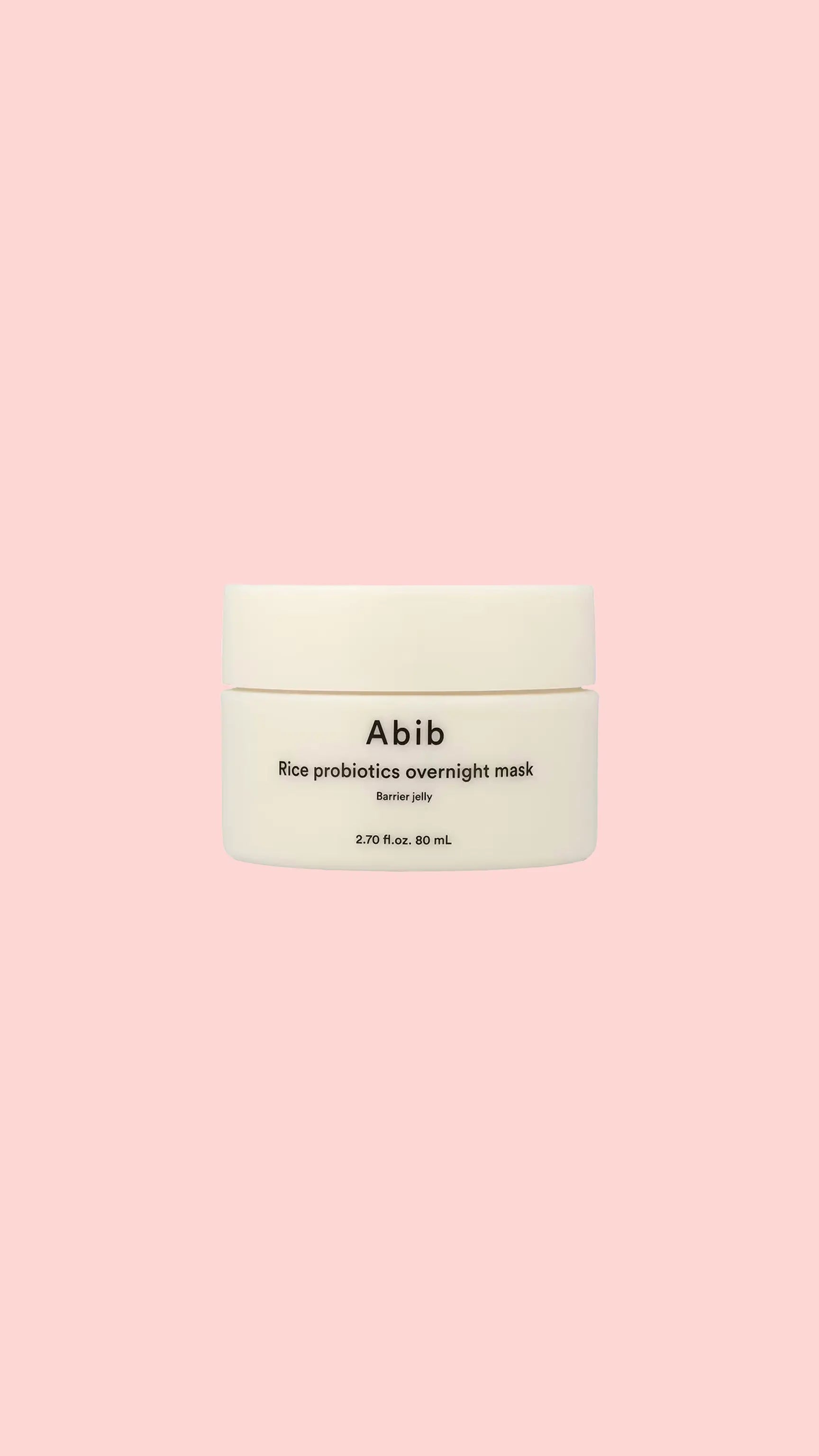 Rice Probiotics Overnight Mask Barrier Jelly - Masque de nuit visage - 80ml Abib