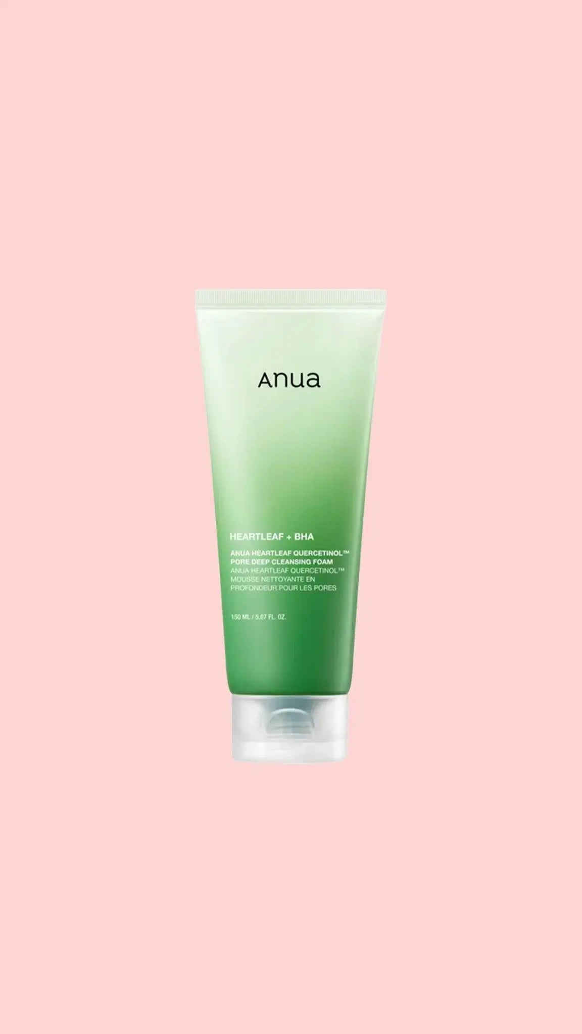 Heartleaf Quercetinol Pore Deep Cleansing Foam - Nettoyant moussant purifiant - 150ml Anua