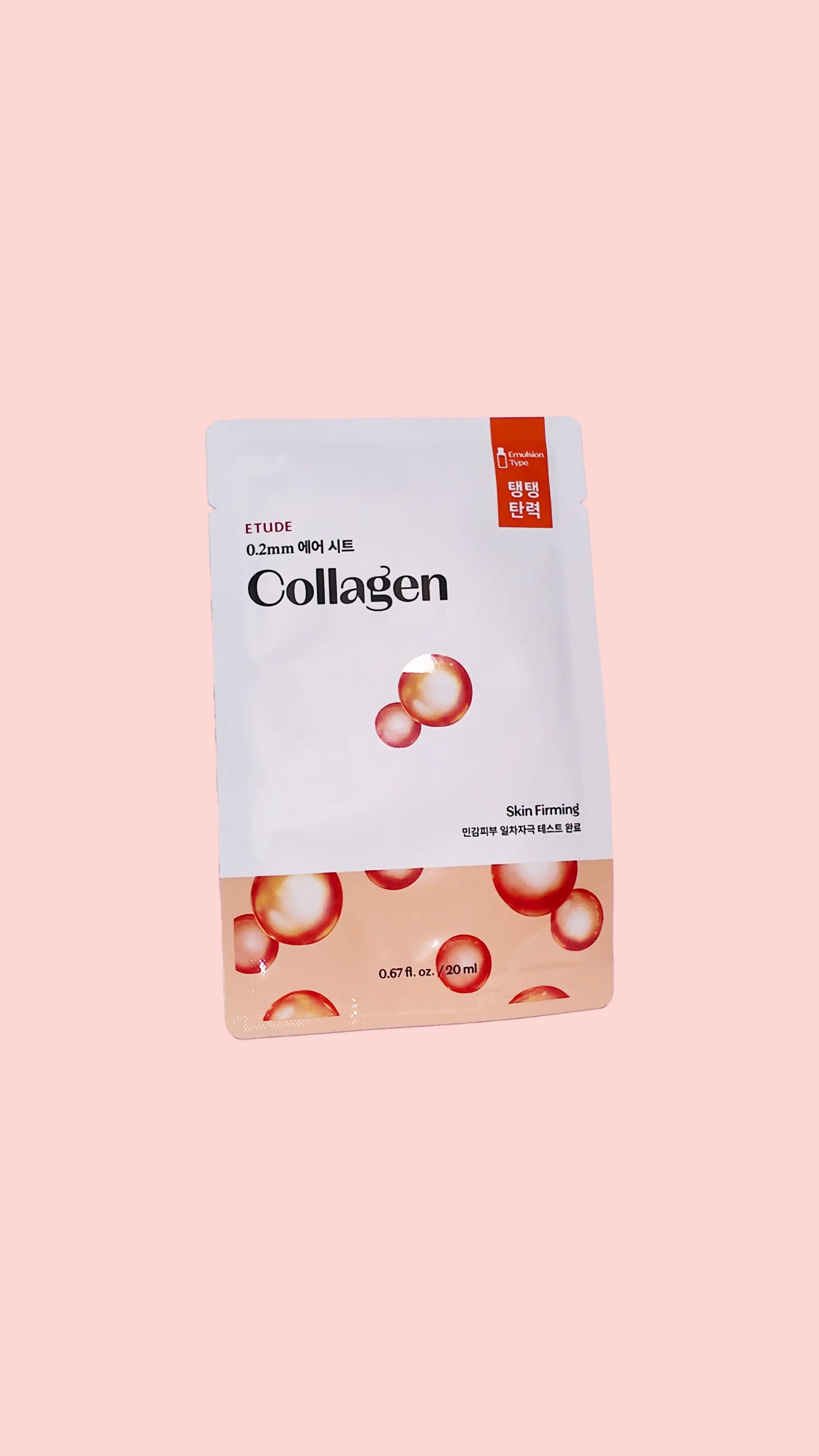 0.2 Air Mask Renewal - 10 Types Collagen - Masque tissu / patch visage ETUDE
