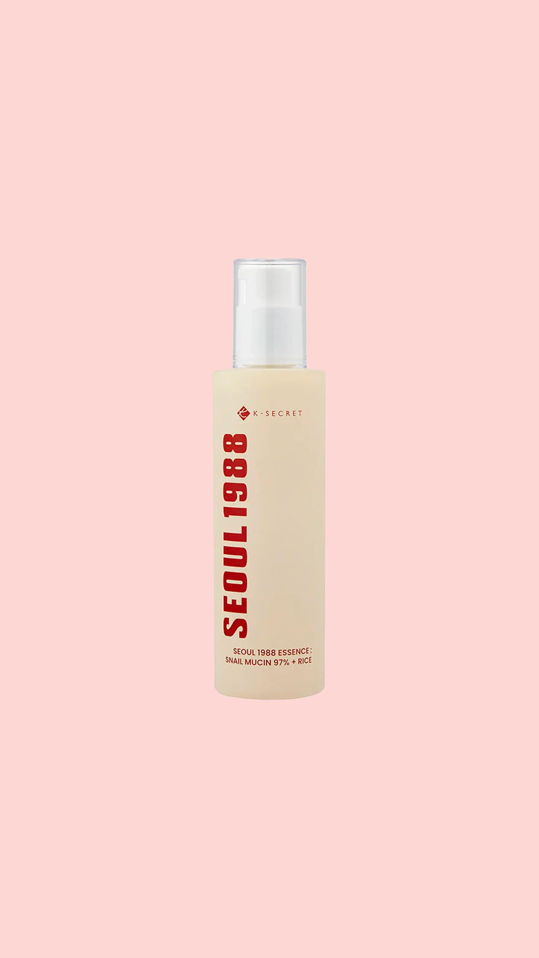 SEOUL 1988 Essence : Snail Mucin 97% + Rice - Sérum / essence visage - 100ml KSECRET