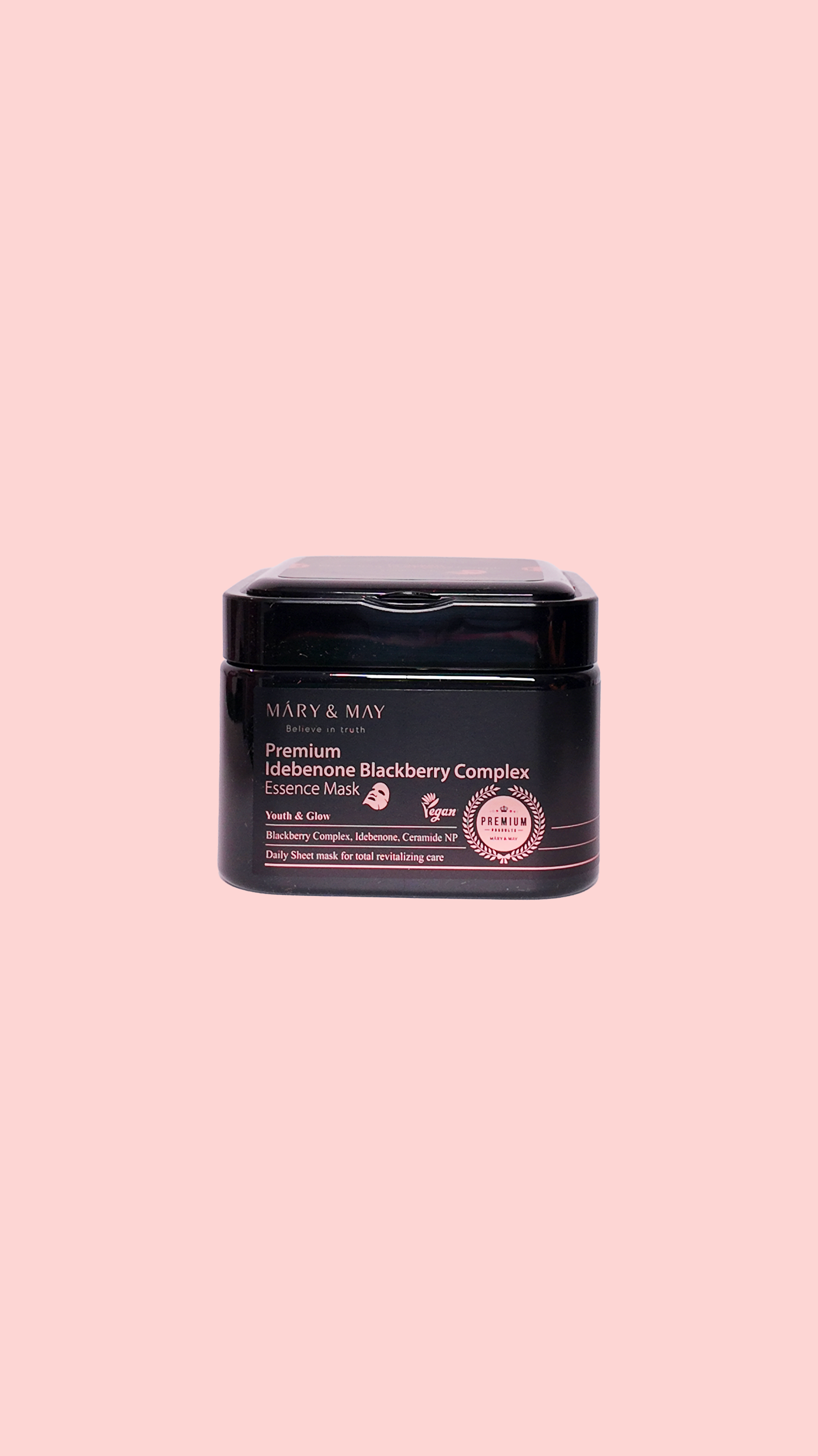 Premium Idebenone Blackberry Complex Essence Mask - Masque tissu / soin visage - 20 sheets