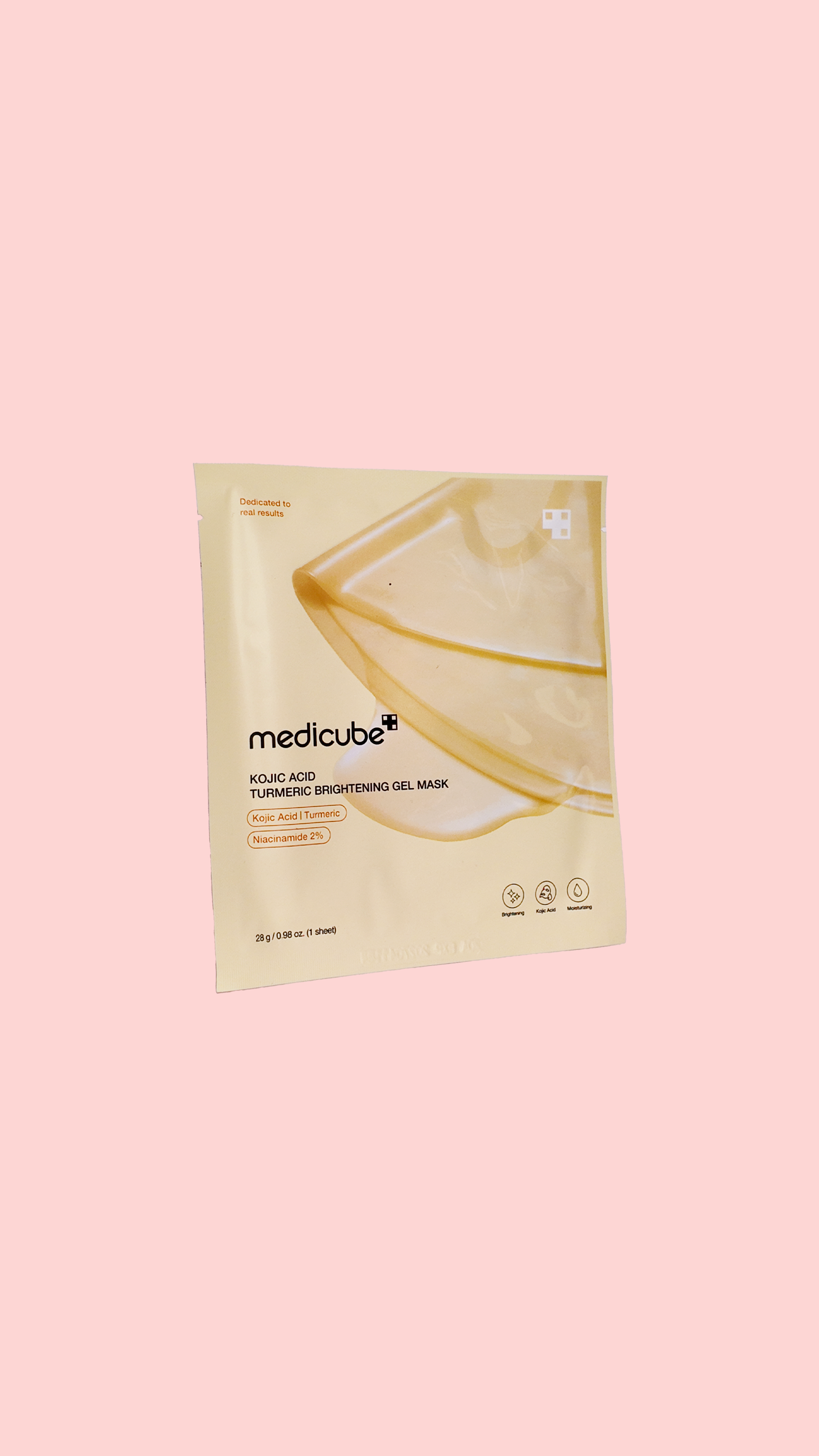 Medicube - KOJIC ACID TURMERIC BRIGHTENING GEL MASK - Masque / patch visage