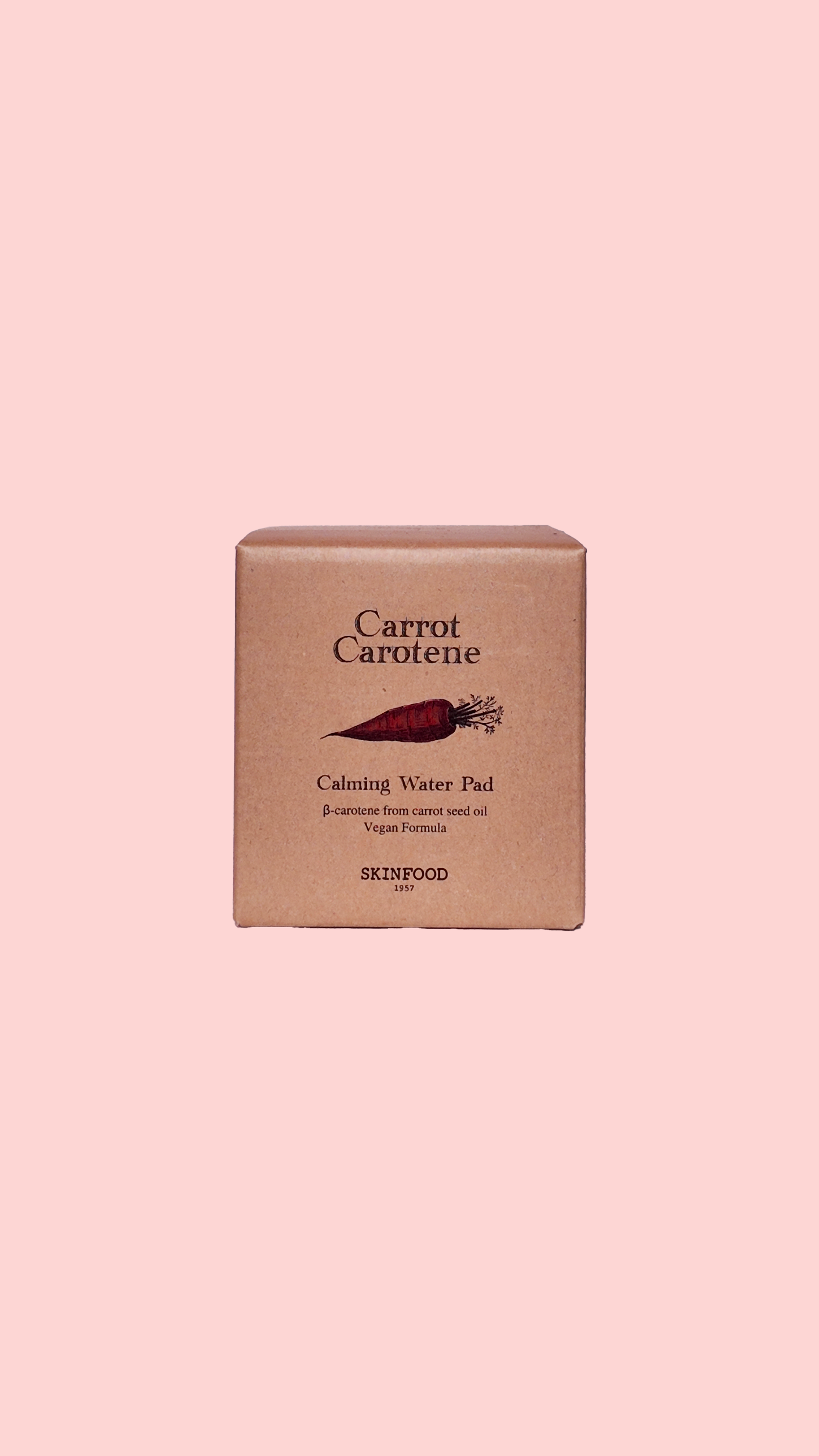 Carrot Carotene Calming Water Pad - Toner pad visage - 60 pcs