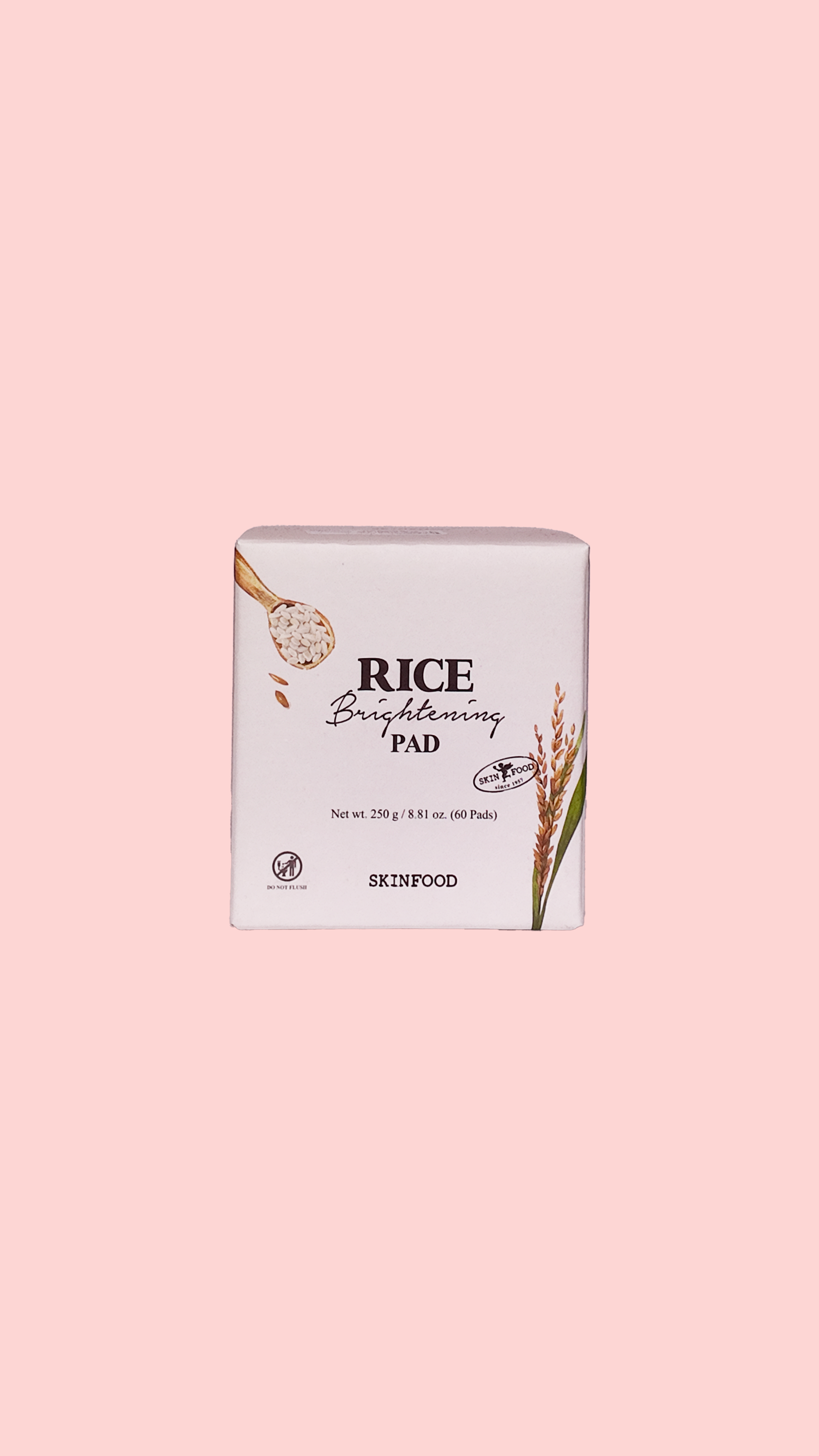 Rice Brightening Pad - Toner pad visage - 60 pads