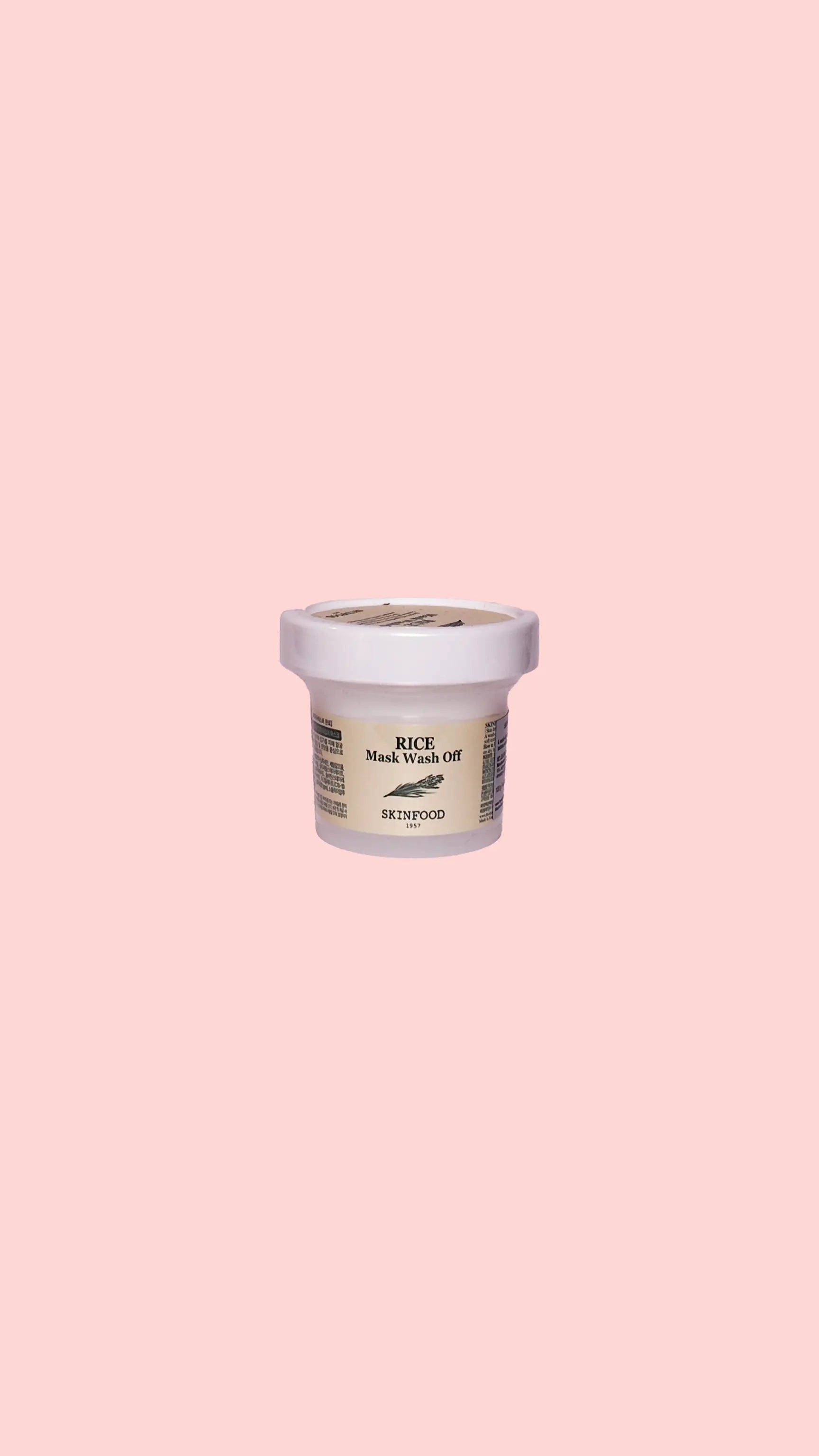 Rice Mask Wash Off - Nettoyant / masque à rincer visage - 120g SKINFOOD