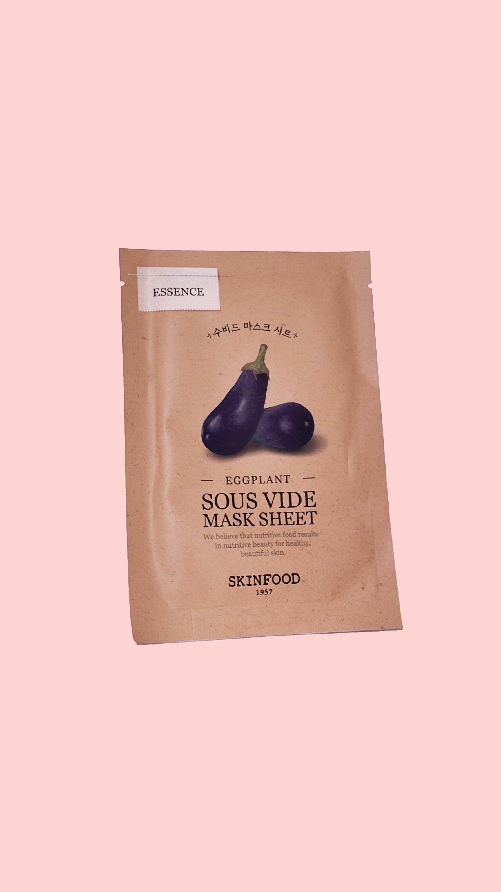 Mask Sheet - 10 Types #07 Eggplant - Masque visage
