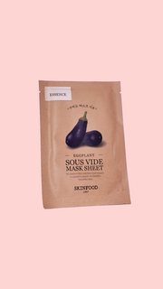 Mask Sheet - 10 Types #07 Eggplant - Masque visage