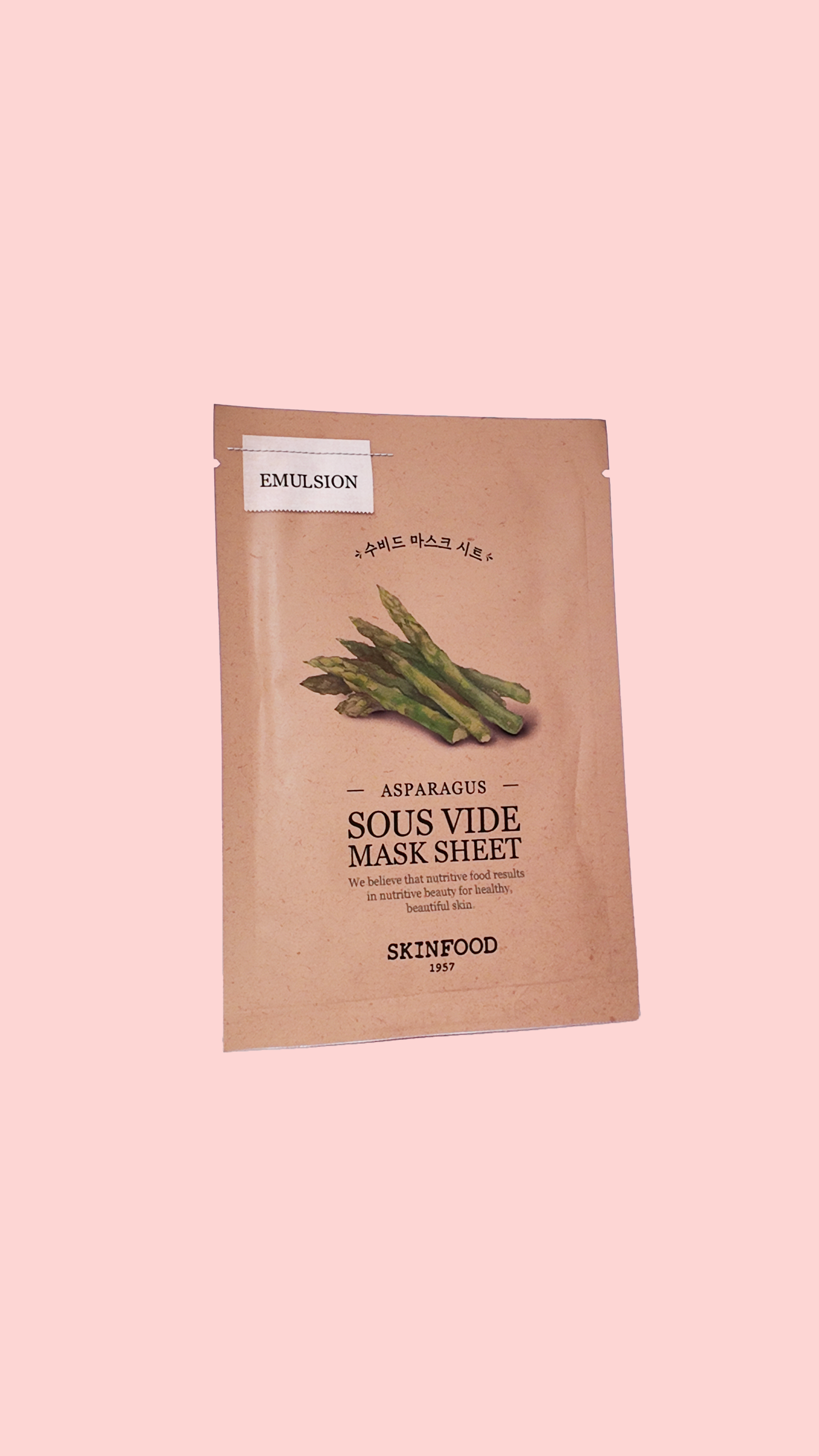 Mask Sheet - 10 Types #08 Asparagus - Masque visage