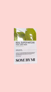 Real Care Mask - Super Matcha Pore - Masque visage SOME BY MI